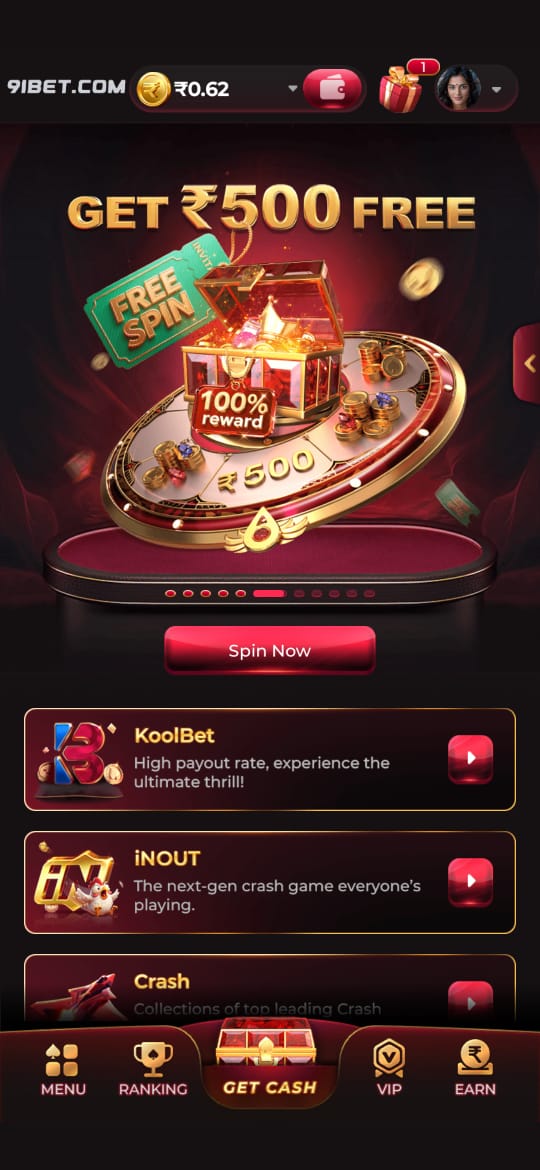 91Bet reward screen with coins, stars, and winning banner.